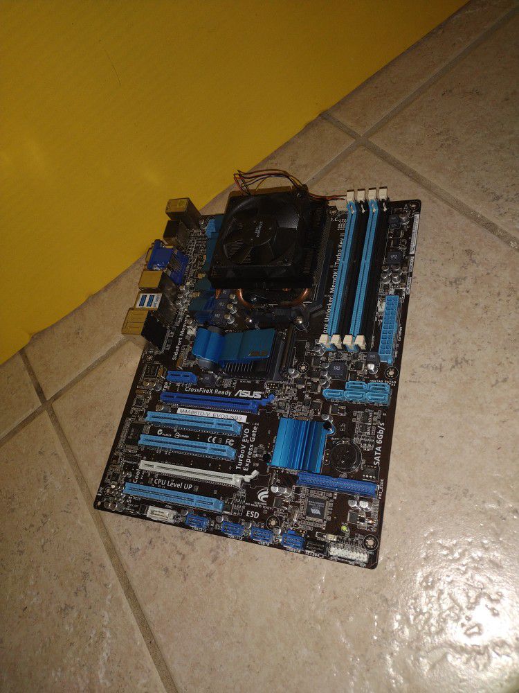 M4A88TD-V EVO/USB3 Motherboard With AMD Athlon 64 And Cpu Cooler