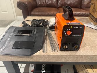 Super Mini Stick Welder Machine,110V 250A ARC Portable MMA Welding Machine for Beginners,Welding Machine with 10pcs Welding Rod Tools,IGBT Inverter We