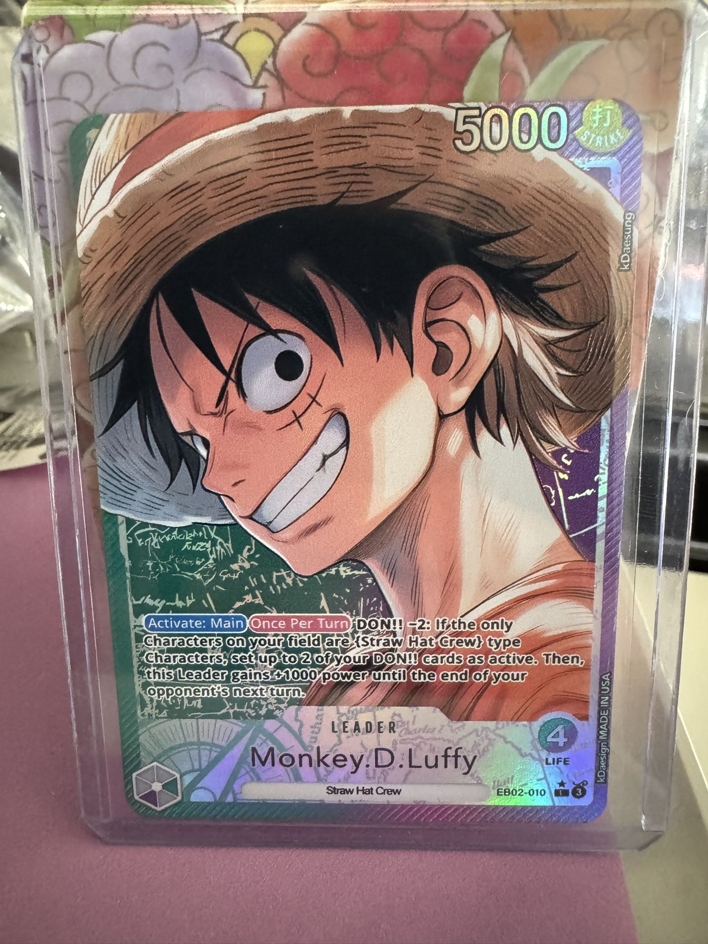 EB02 Monkey D.Luffy Custom Leader Card
