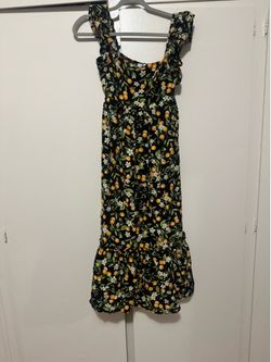 Lemon medium maxi dress