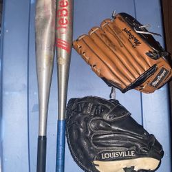 Free Baseball Bats & Gloves