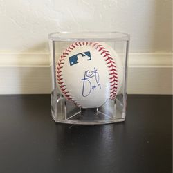 Julio Urías Autographed Baseball
