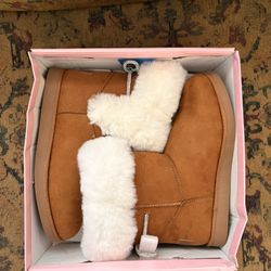 Brand New Shoes In Box.  Never Worn.  Boots Size, 7.5 $40, Bling Tennis Shoes Size 7. 