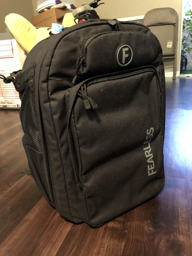 Black Fearless Drone Case Backpack