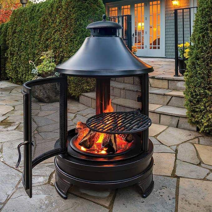 Outdoor Grill Firepit Heater BBQ Barbecue Yard Patio Garden Cookout Fire Pit