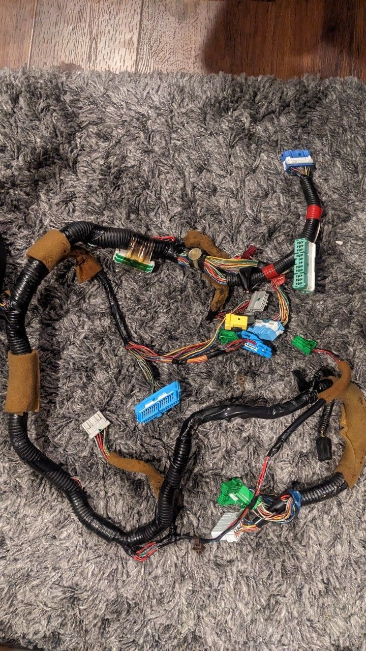96-00 Honda Civic EK DX OEM Lower Dash Board Wiring Harness