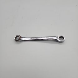 Snap-On Tools 7/16" & 1/2" Chrome Offset Box Wrench XS-1416-S USA