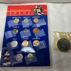 Destination Epcot Coins And Mini Mouse 2000 Collector Coin
