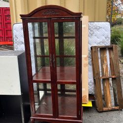 Beautiful Double Door Wooden Cabinet With mirrors (please Read Description)