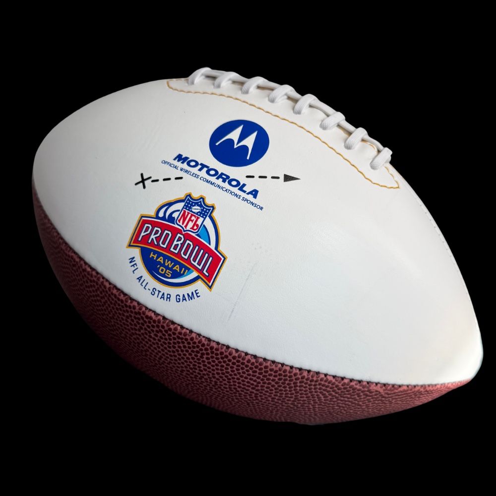 2005 Pro Bowl Bill Cowher Autographed Football