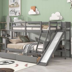 Bunk Beds with full on bottom