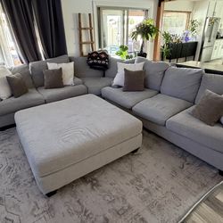 Sectional couch (Living spaces sectional)