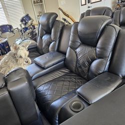 Power Reclining SOFAS...Real Leather 3 Piece