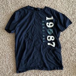 Blue Aeropostale Short Sleeve Shirt Small