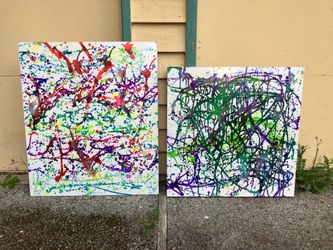 Art by Elias $150 for 24x28 , $275 for 24X24 framed 1 inch handpressed.