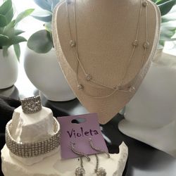 Silver Jewelry Set