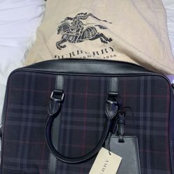 BURBERRY Boston Bowley Bag Dark Blue