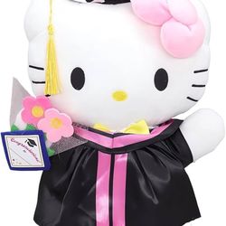 Hello Kitty Graduation Plushie 11”