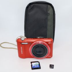 Samsung WB35F 16.2MP Digital Camera - Red