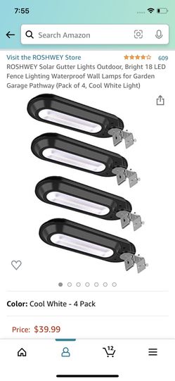 Outdoor Solar Led Ligh 4 Pack