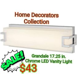 Home Decorators Collection

Grandale 17.25 in. Chrome LED Vanity Light

