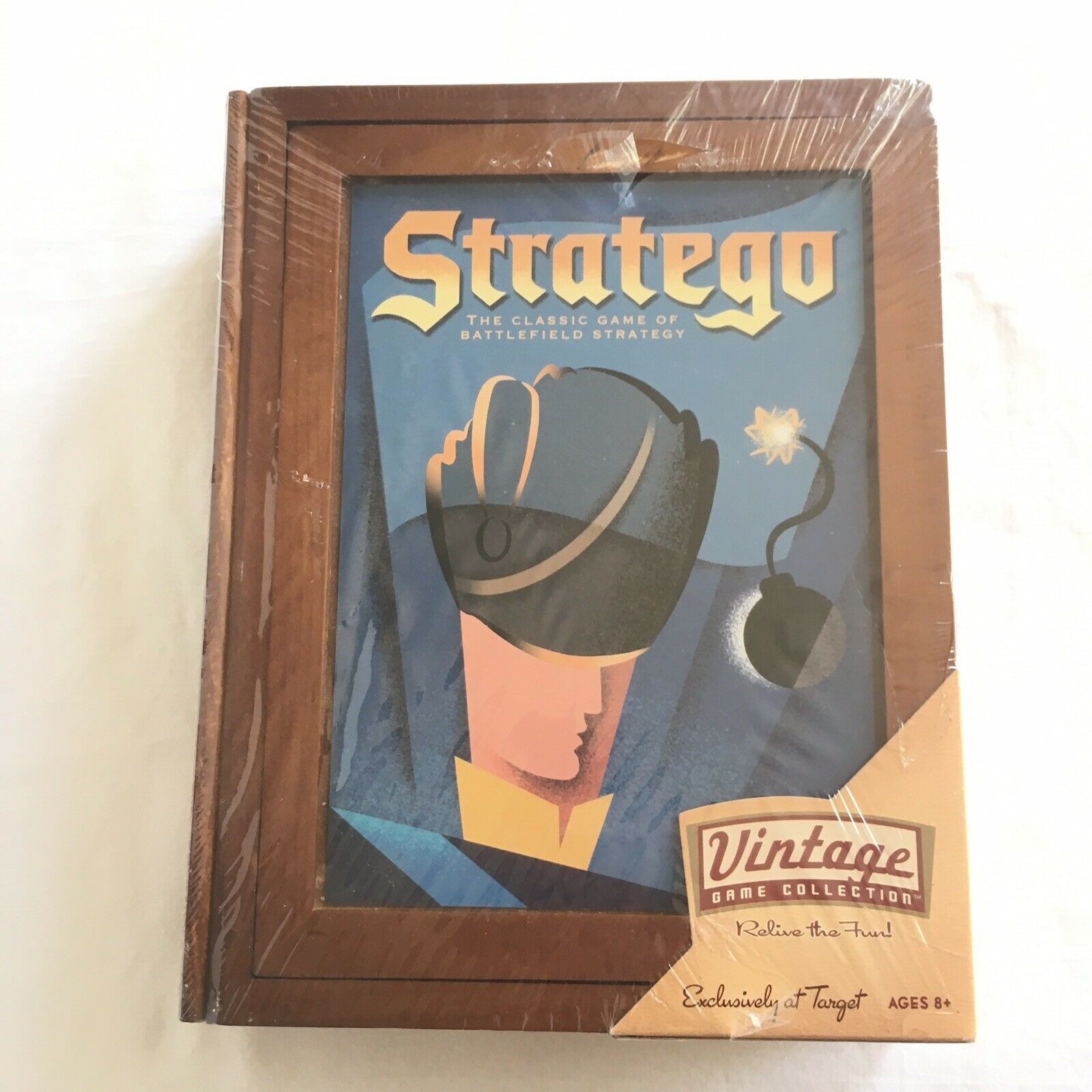 Stratego Vintage Game Collection Wooden Box New