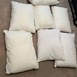 7 Standard Size Bed Pillows FREE