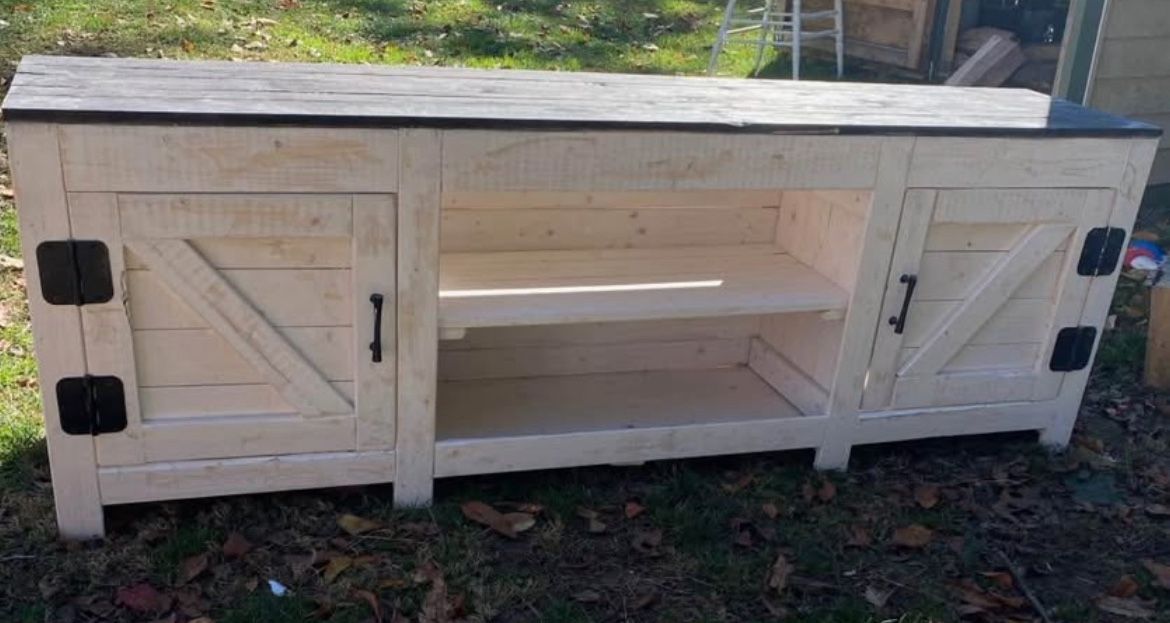 Handmade Wooden Entertainment Stands