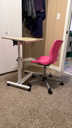Adjustable Table And Chair