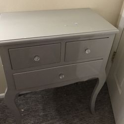 Small Grey Furniture Desk 