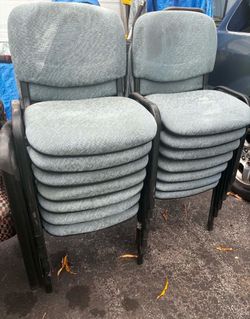 Stackable Office Chairs $25 Each (14 Left)