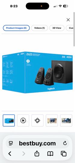 Brand new and a sealed box Logitech Z6232.1 channel speaker system