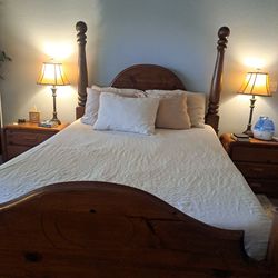 Queen bed frame