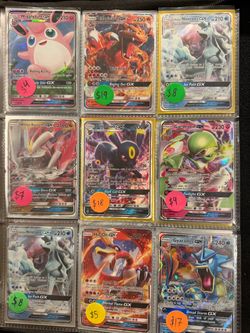 Pokemon GX single cards
