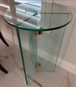 Glass Table 18w x 29.5H