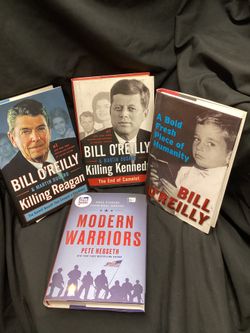 Books By Bill O’reilly And Pete Hegseth Each Book Price Separately
