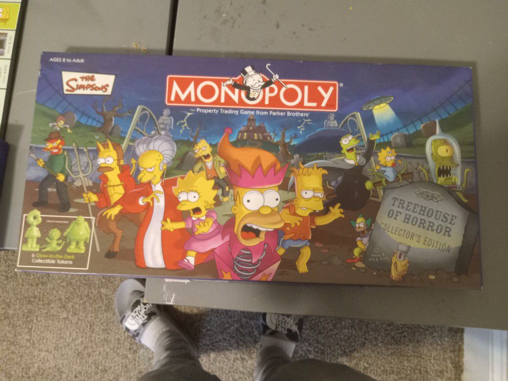 Monopoly Simpsons Tree House Of Horror Edition 