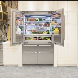 luxury Thermador 48” built-in refrigerator, designed for high-end homes and 
