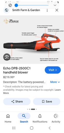 Echo 56v Leaf Blower