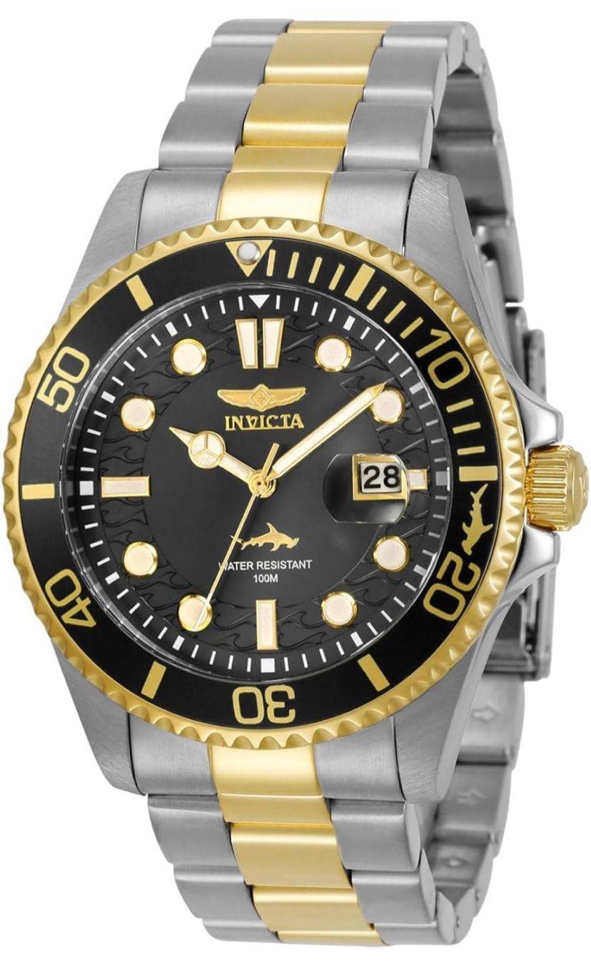 Brand New Invicta Pro Diver 30023 – Two‑Tone Silver/Gold Quartz – 43 mm w/ Box