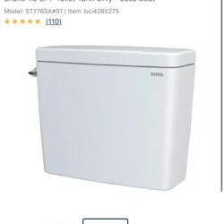 Toto Toilet Tank ONLY