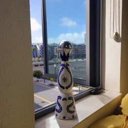 Clase Azul Bottle Tequila Reposado Ceramic Hand Painted 1000 ml Empty