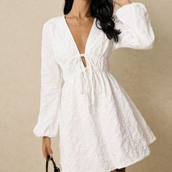 SHEIN white dress