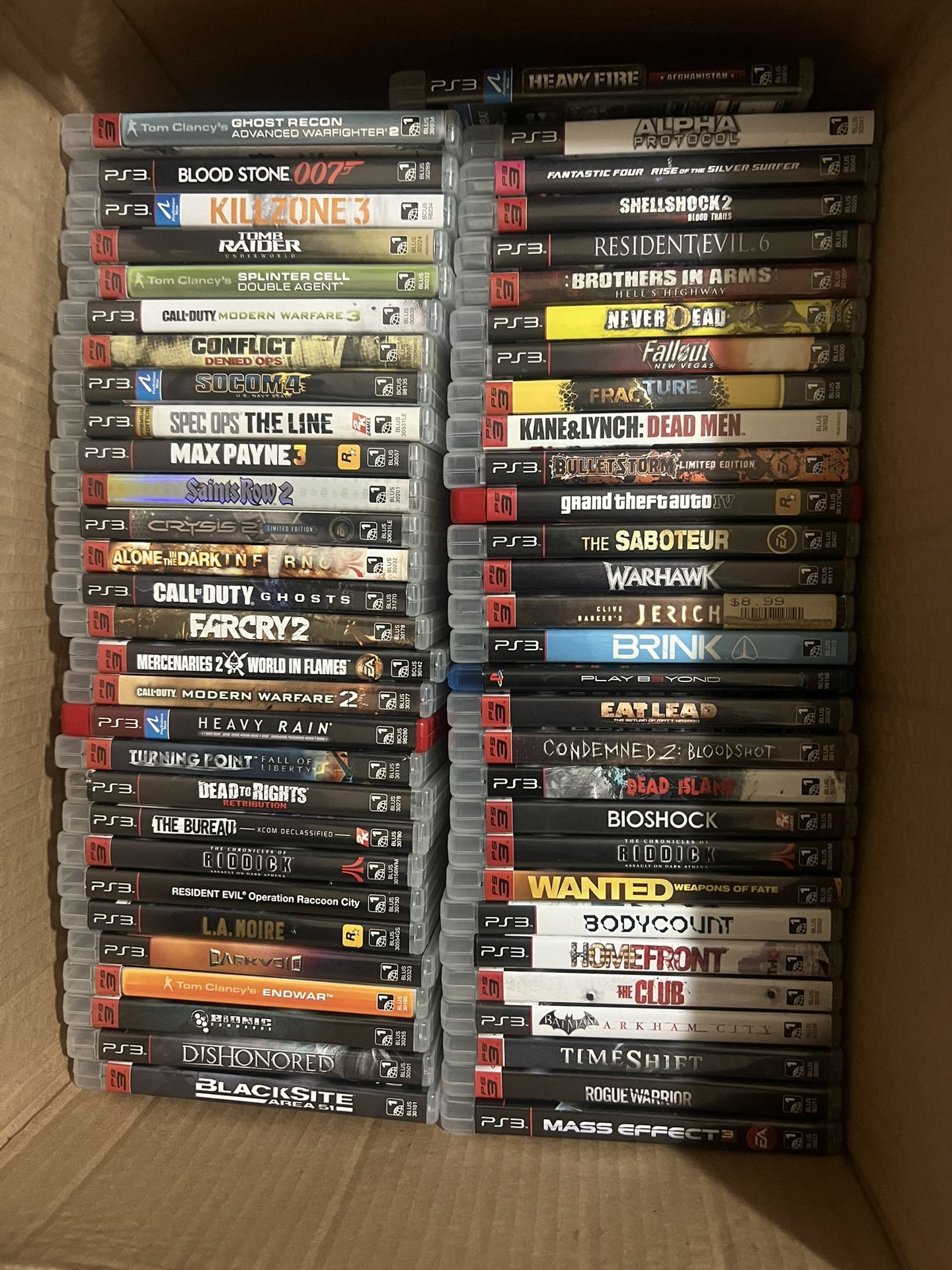 Giant Sony PlayStation 3 Video Game Lot Games