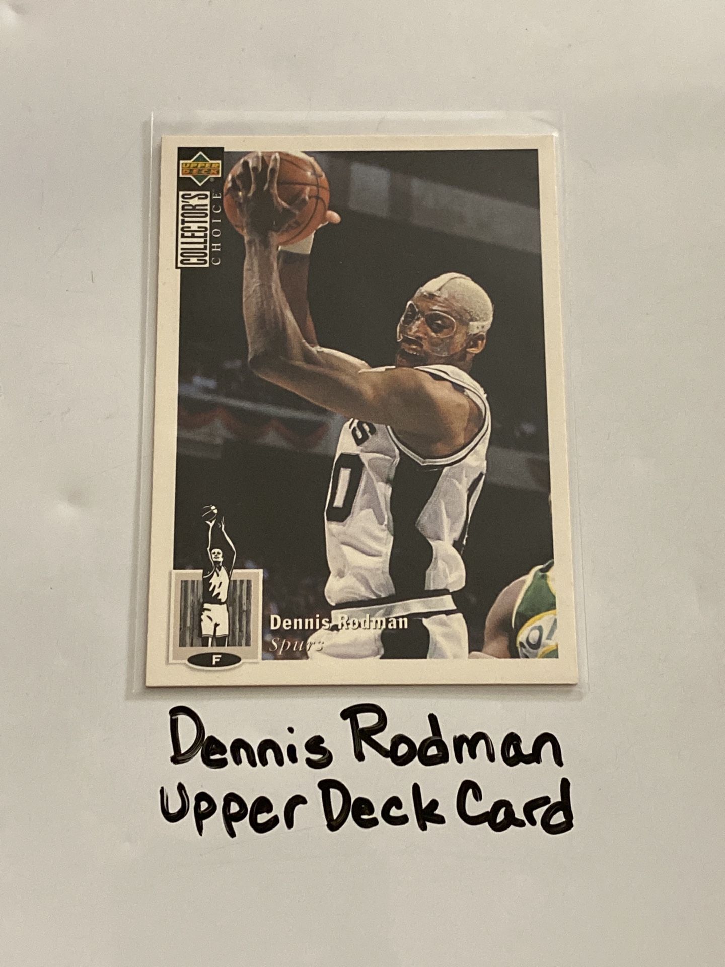 Dennis Rodman San Antonio Spurs Hall of Fame Forward Upper Deck Card.