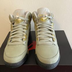 🔥 Nike Air Jordan 5 Retro Jade Horizon DC7501-300 Size 6Y