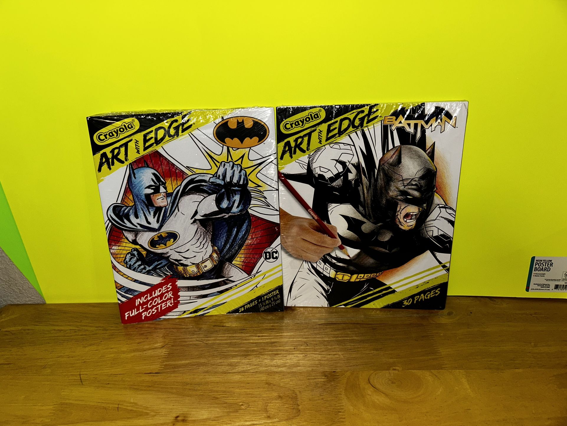 Unopened And New Batman DC Comics Coloring Books