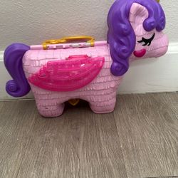 Polly Pocket 2 In Unicorn Party Travel Toy