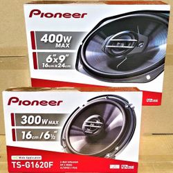 Pioneer G Series Car Speaker 2 Sets 6 1/2" 2-Way & 6x9" 3-Way Coaxial Speakers 700 Watt Package 🚨 Payment Options Available 🚨 No Credit Needed 🚨 