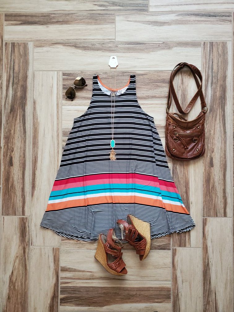 Color Pop Striped Dress